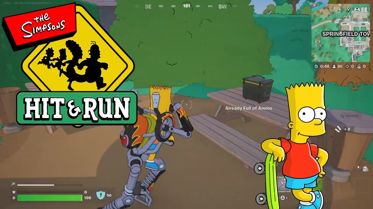 Fortnite... За исключением того, что это Simpsons Hit & Run!