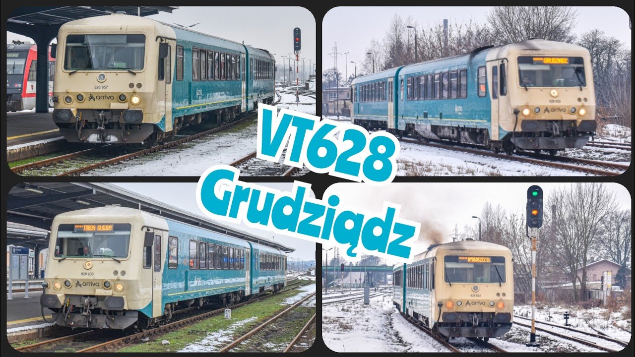 Arriva | Szynobusy VT 628/928 na stacji Grudziądz
