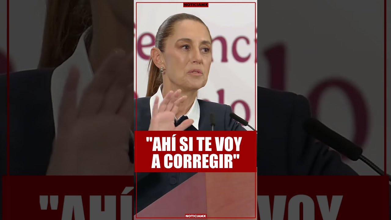 Sheinbaum tunde a reportero