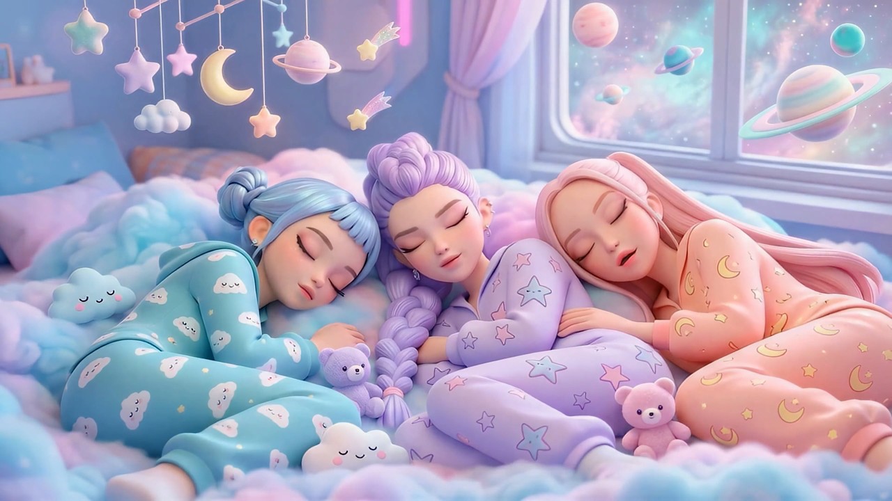 Relaxing Sleep Music for Deep Sleep 💤 Magical Dreams with Zoey, Rumi & Mira
