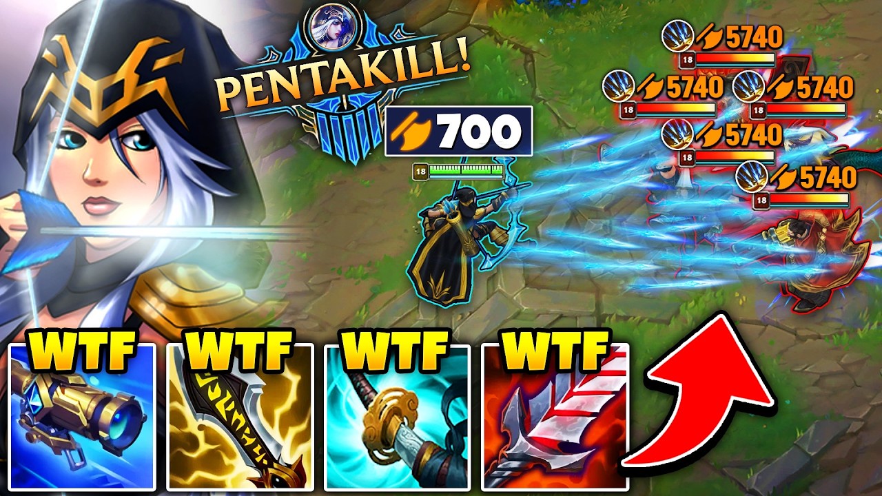 THE MOST FED GAME OF ASHE I'VE EVER HAD ON THIS CHANNEL... (700 AD, PENTAKILL)