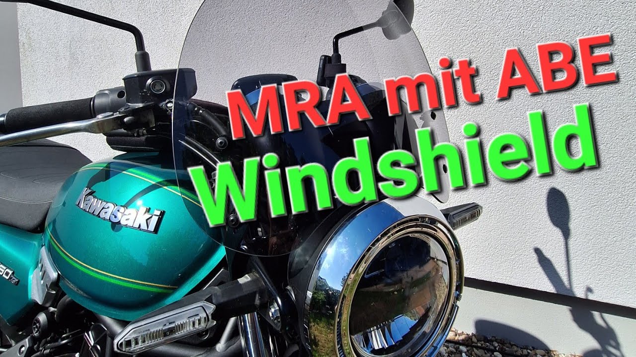 Windige Sache! MRA Windschild mit ABE an die Z650 RS montieren