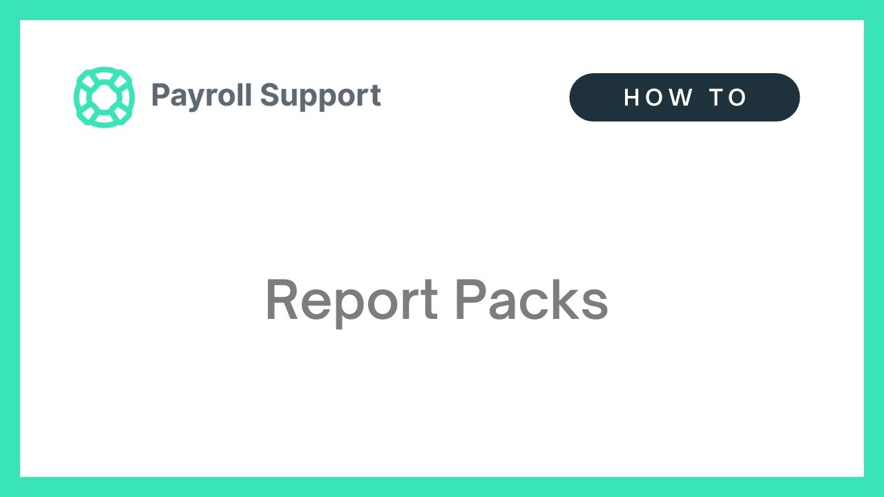 Business Management - Report Packs