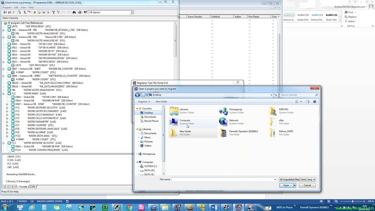 MIGRATION WINCC FLEXIBLE 2008 TO TIA V13
