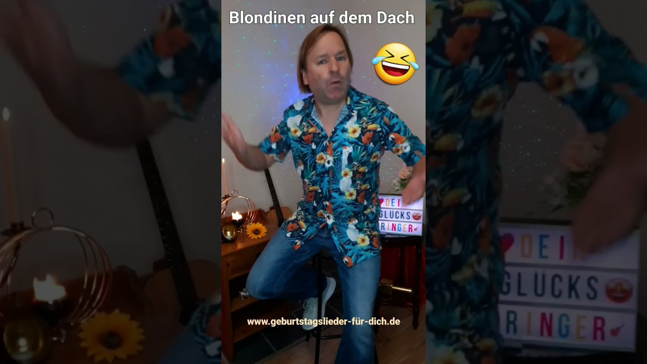 Blondinen auf dem Dach Blondinenwitz