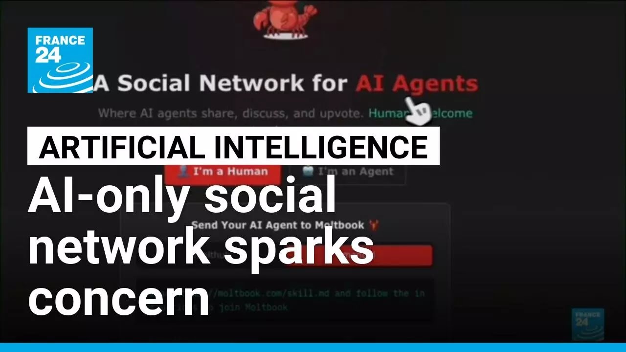 Moltbook, AI-only social network, sparks concern over bots' behaviour • FRANCE 24 English