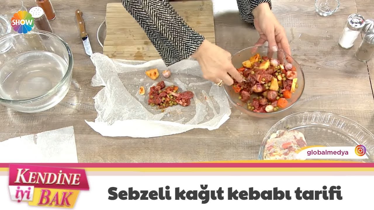 Sebzeli kağıt kebabı tarifi
