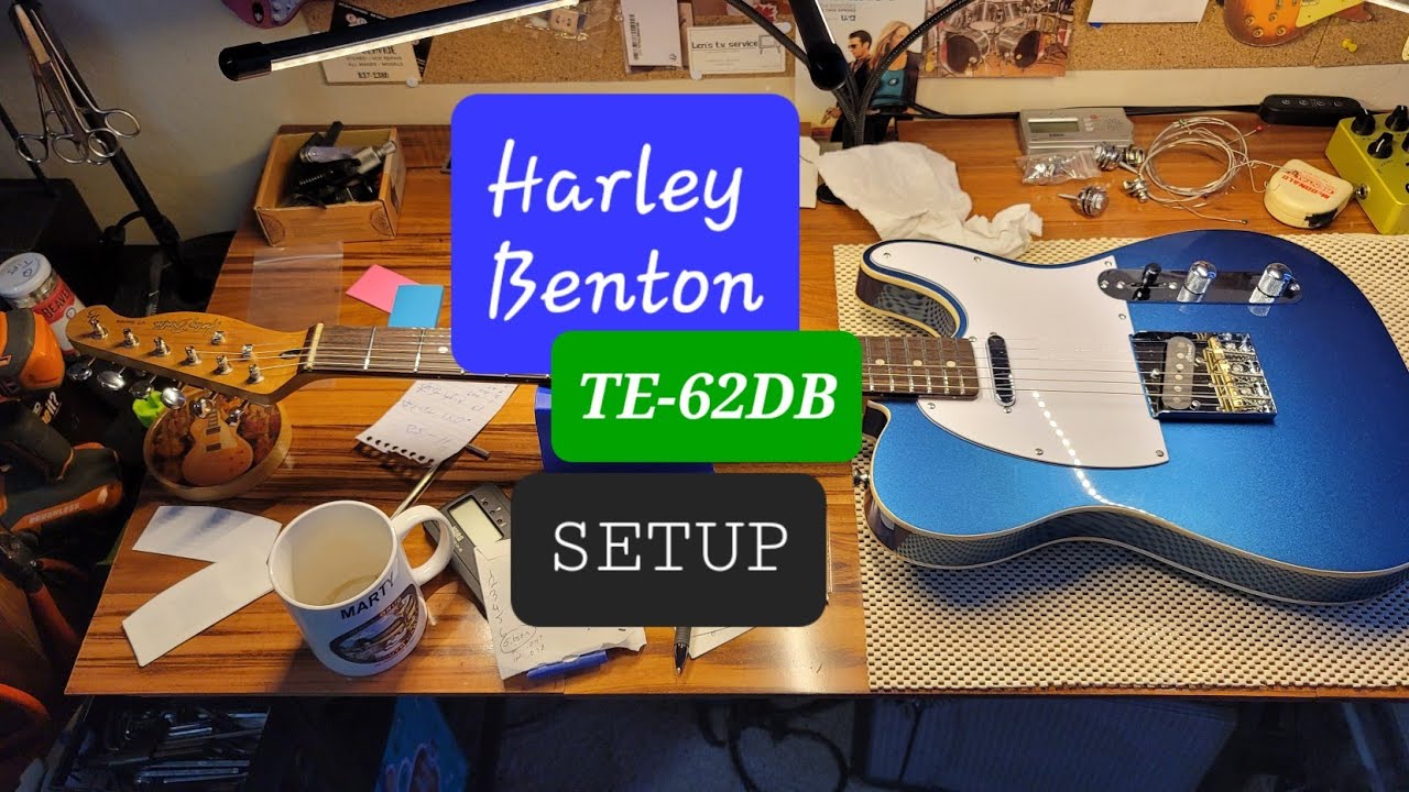 Harley Benton TE-62DB Setup!