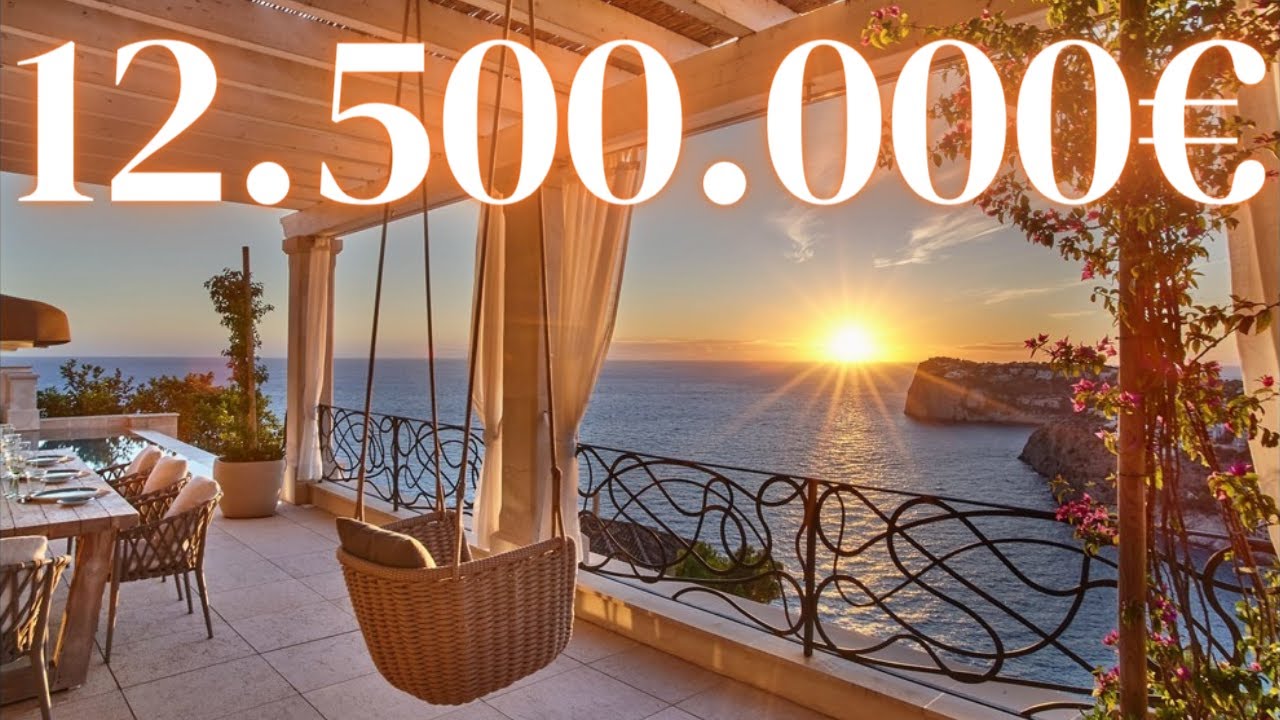 Dreamy Location ! 12.500.000€ Modern Finca Style Villa in Port Andratx! It Embodies Mallorca's Charm