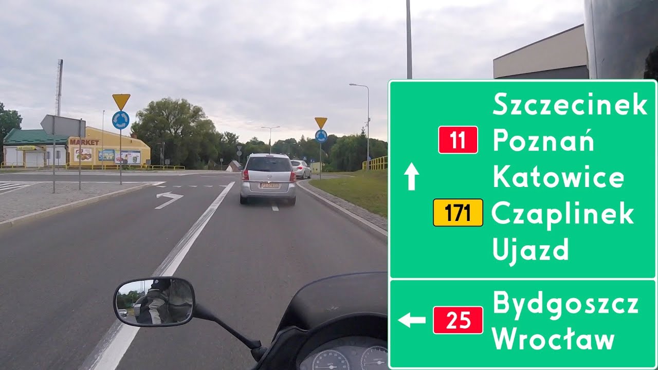Honda CBF600: Jazda przez Pomorze Zachodnie drogą nr 11 - z Bobolic do Szczecinka