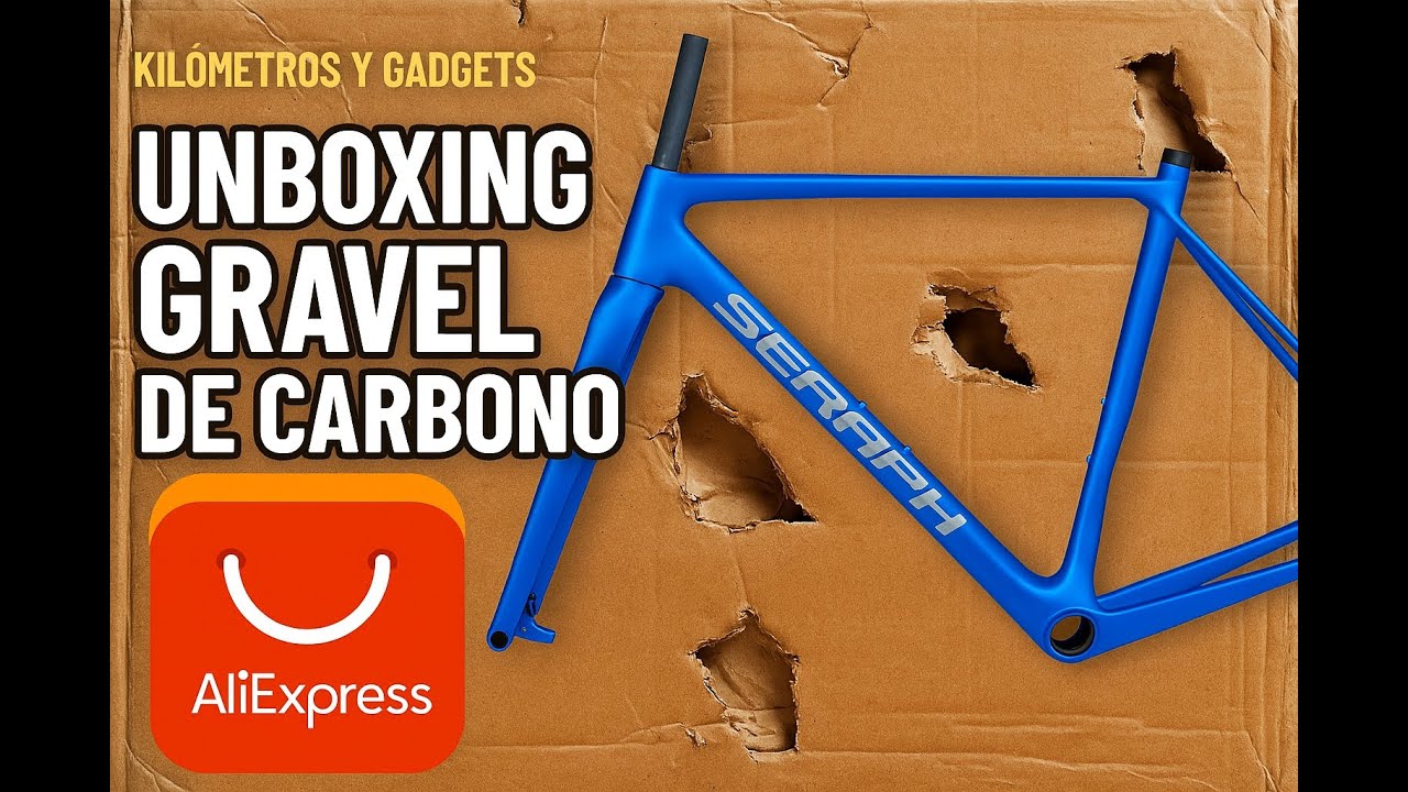 Unboxing cuadro gravel de carbono económico AliExpress