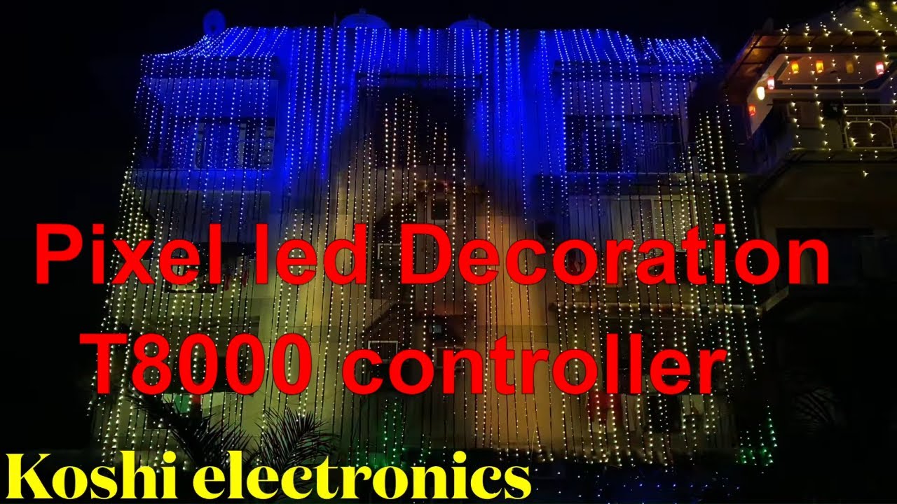 Pixel led Diwali decoration 2020 (100x80 led matrix)