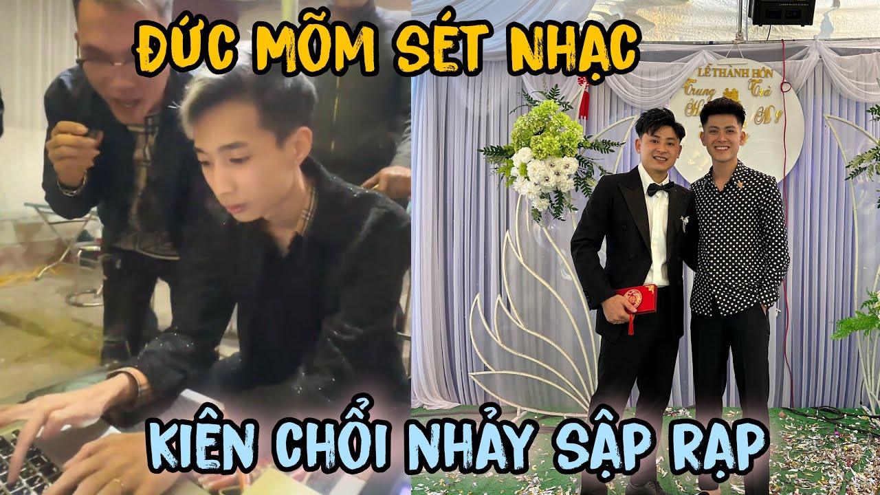 Đức mõm đánh DJ Kiên Chổi nhảy sập rạp cưới Hậu Cáo lấy vợ