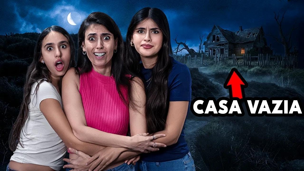 Ficamos presos numa casa mal-assombrada à noite!