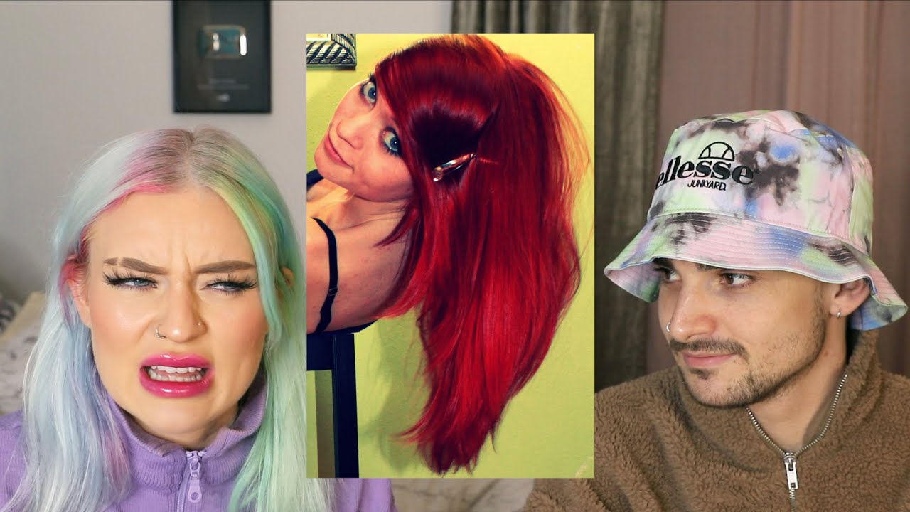 reacting to all of my hair colors and rating them