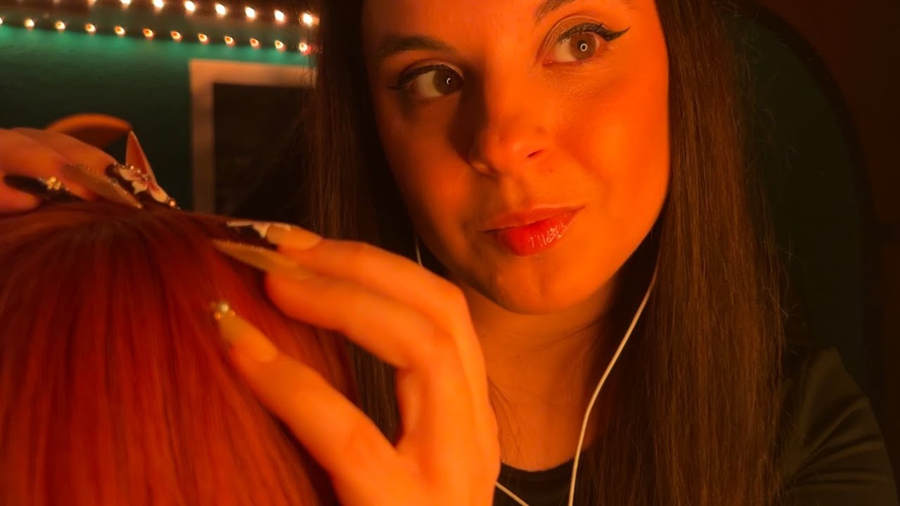 ¿Puedo peinarte el pelo y masajear tu cabeza? ASMR Atención Personal ♡
