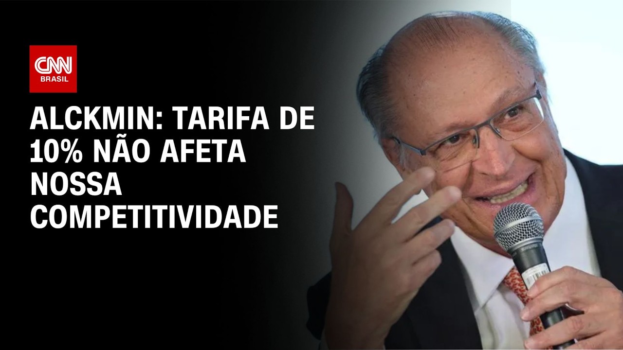 Nova tarifa de 10% não afeta competitividade do Brasil, diz Alckmin | HORA H