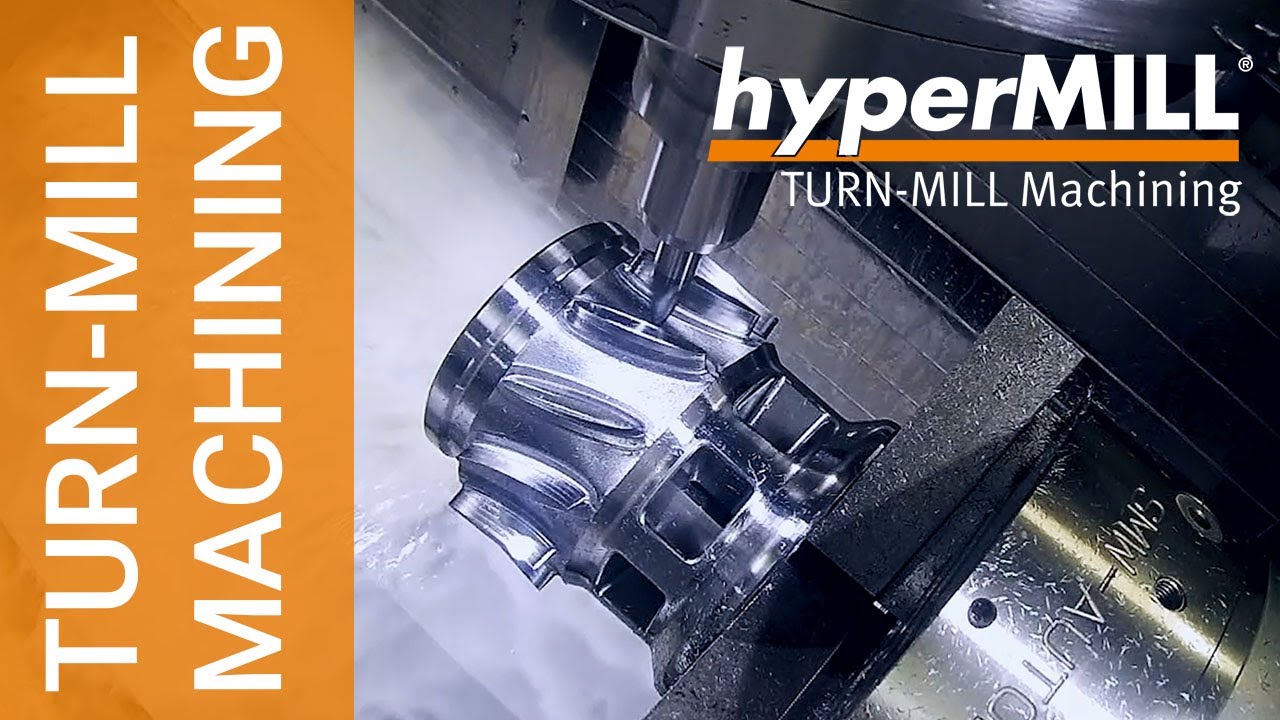 hyperMILL TURN-MILL Machining: Demo Part | Okuma