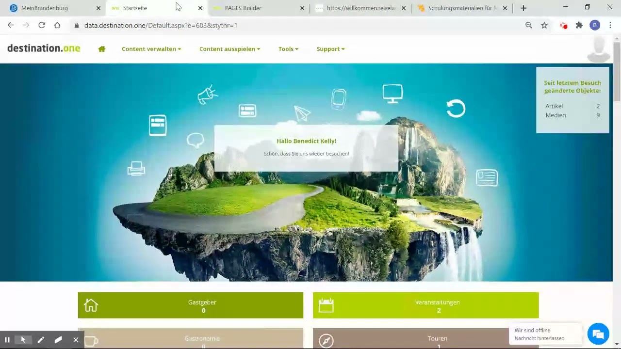Kostenfreie touristische Software 
