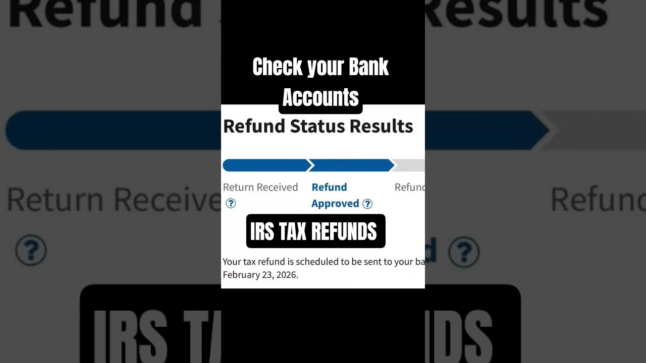 Check ✅ Bank Accounts for 2026 IRS TAX REFUNDS # #howto #money #news