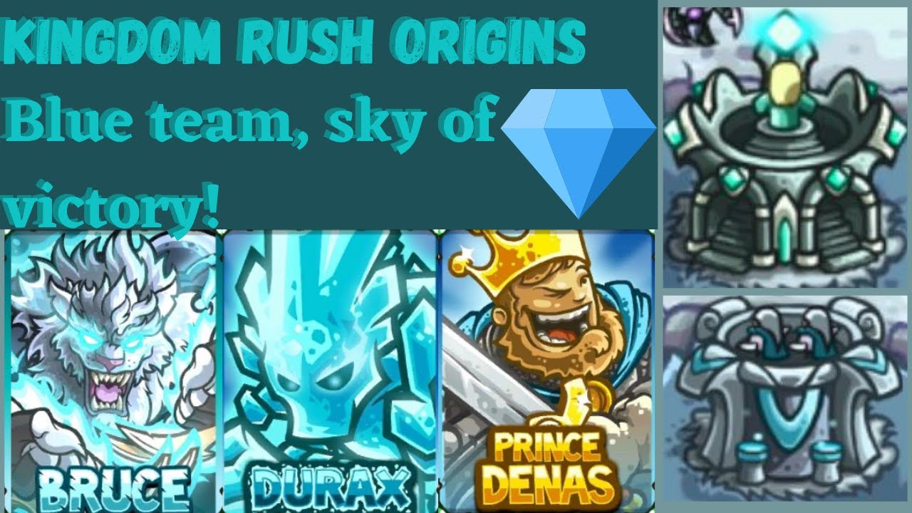 Can You Beat Kingdom Rush Origins WIth Team Blue?