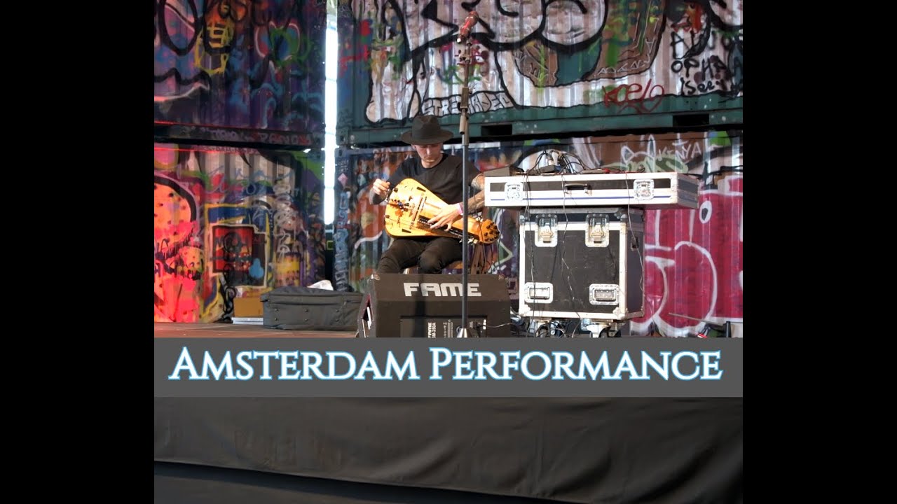 Sheonator Pseak Hurdy Gurdy Live performance in Amsterdam, NDSM Loods