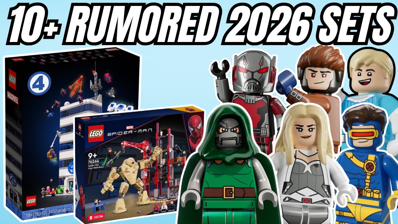 МЫ ВЕРНУЛИСЬ! Все наборы LEGO Marvel 2026 уже слили в сеть! (Судный день?!)
