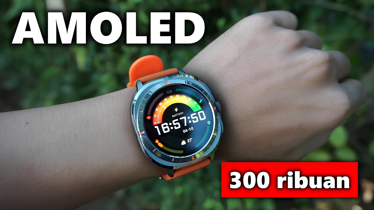 SMARTWATCH MURAH 300 RIBUAN TERBAIK Layar AMOLED! Review ADVAN W1e