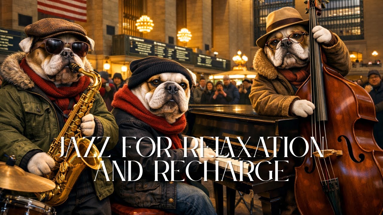 🐶🎷 BULLDOG GROOVE STATION 🎻🐶 ДЖАЗ ДЛЯ РЕЛАКСАЦИИ И ВОССТАНОВЛЕНИЯ СИТУАЦИИ