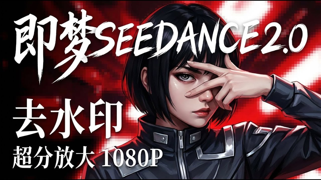 Seedance2.0视频去水印超分放大，直出1080P一个工作流就搞定！