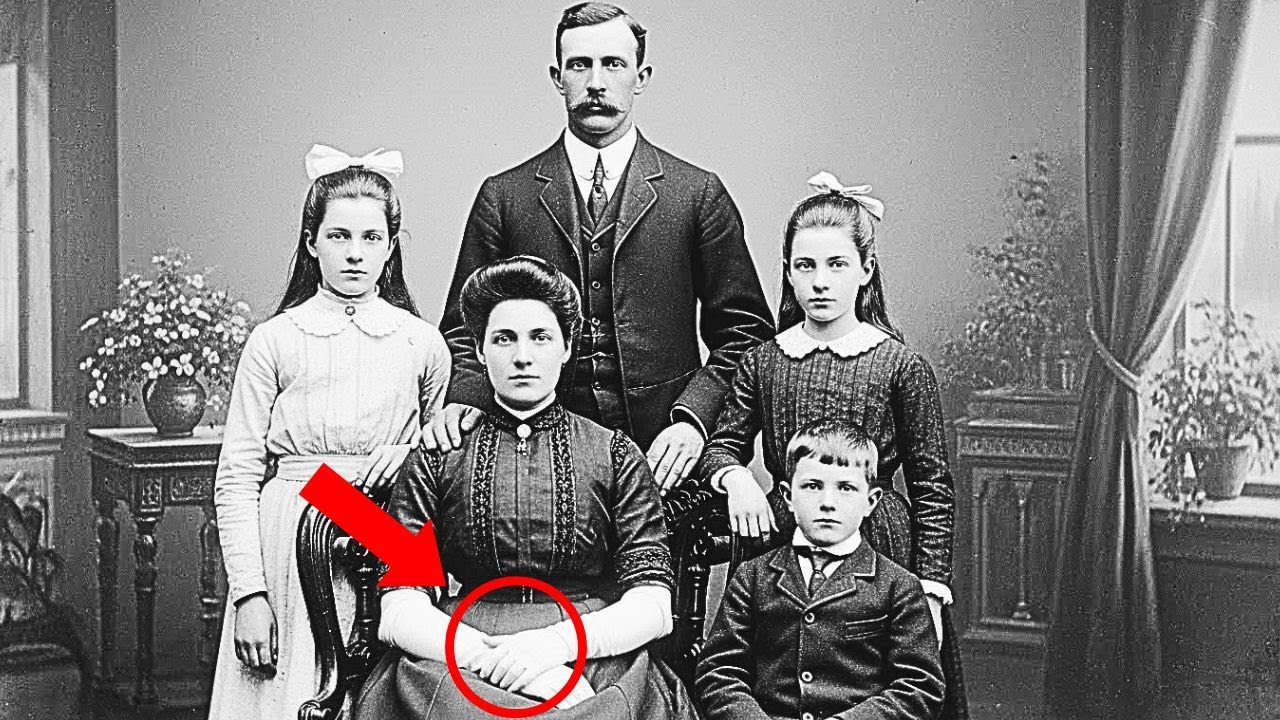 In This 1899 Family Photo, the Mother's Gloved Hand Hides More Than It Should