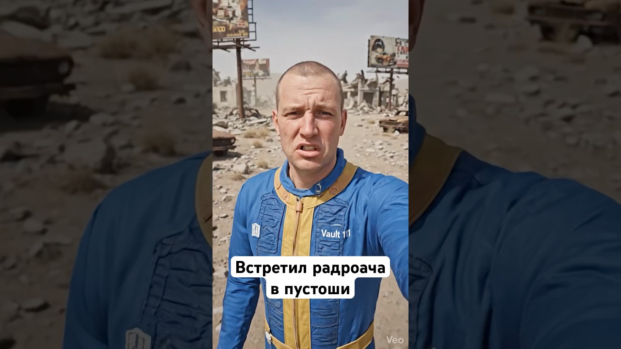 Встретил радроача #fallout #ai #veo3 #gaming
