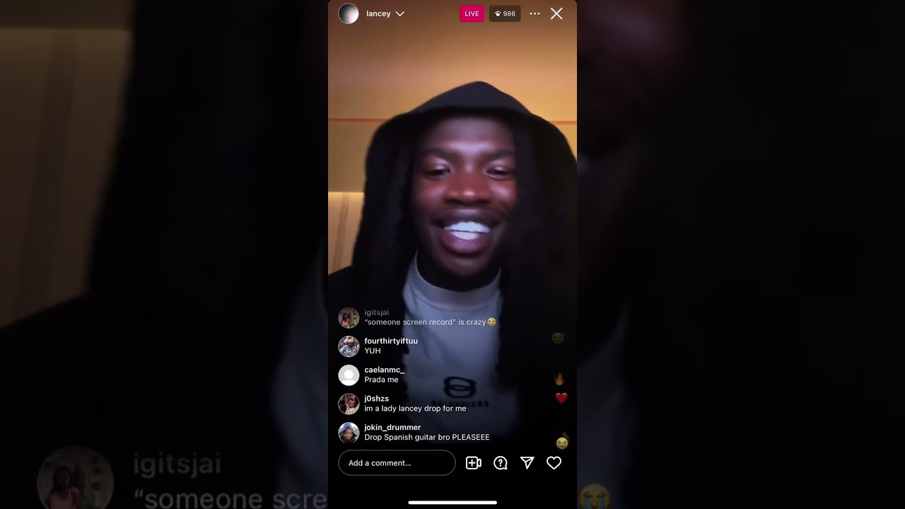Lancey Foux IG Live (19/05/24)