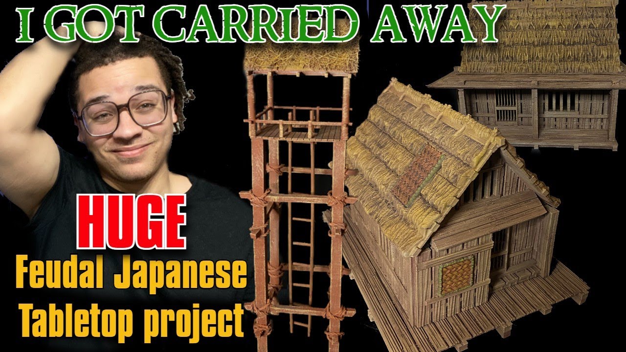 Feudal Japanese Tabletop Terrain | Handcrafting meets 3D printing