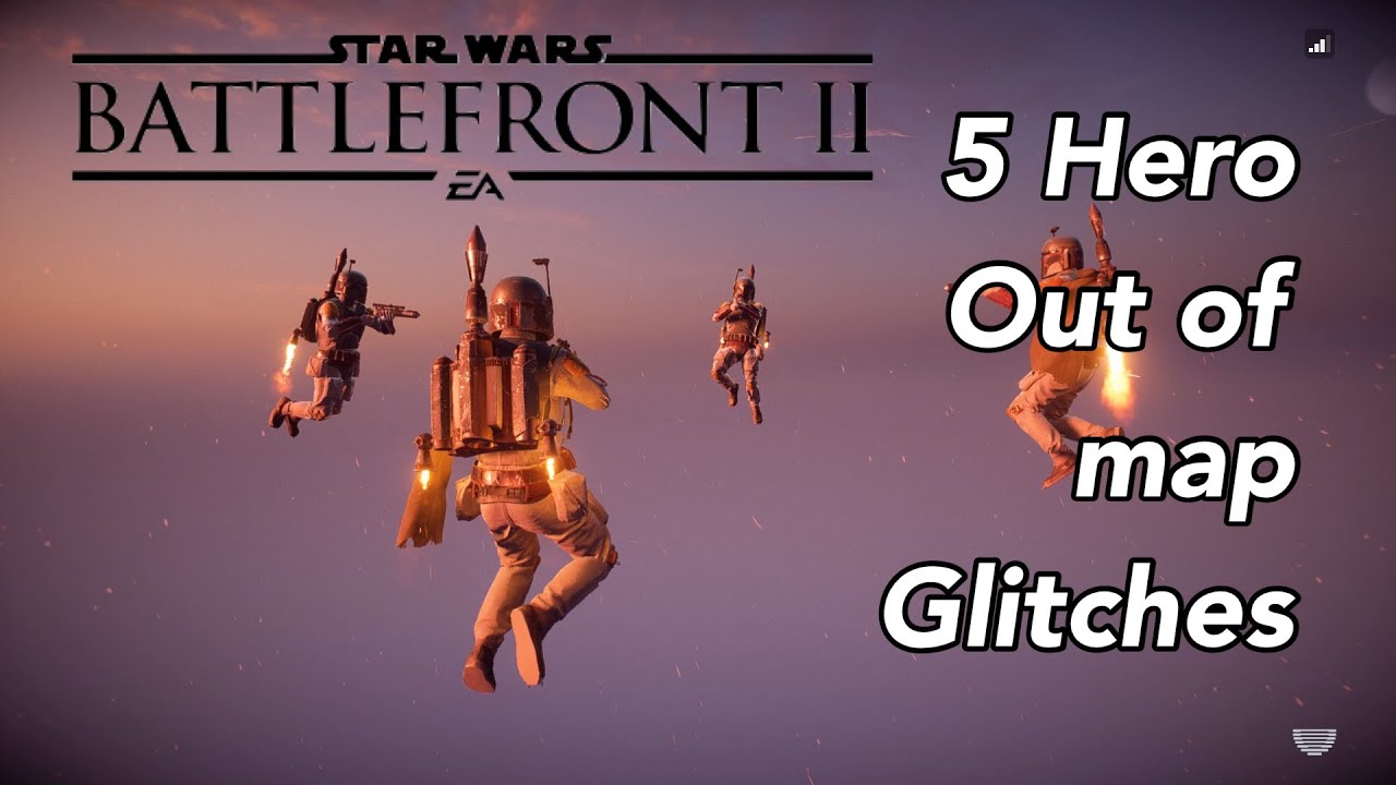 BATTLEFRONT 2, OUT OF MAP GLITCHES TUTORIALS!