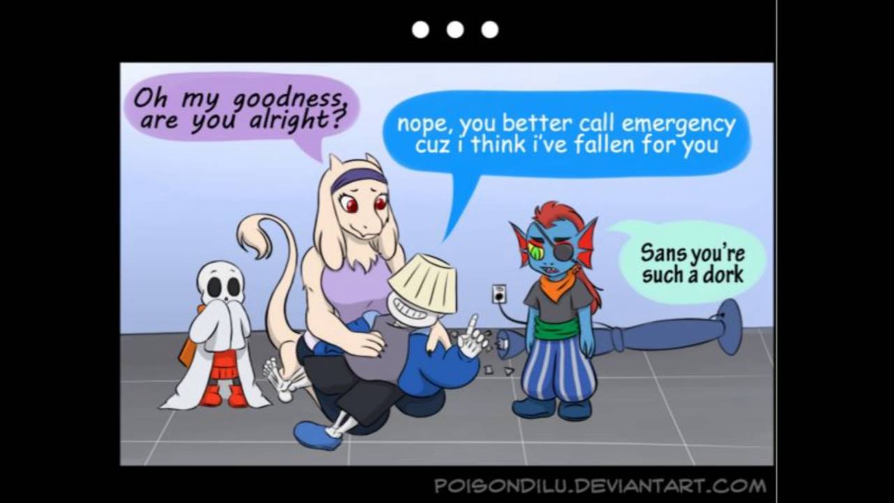 Undertale Comic: Fishbones + Monster Kid