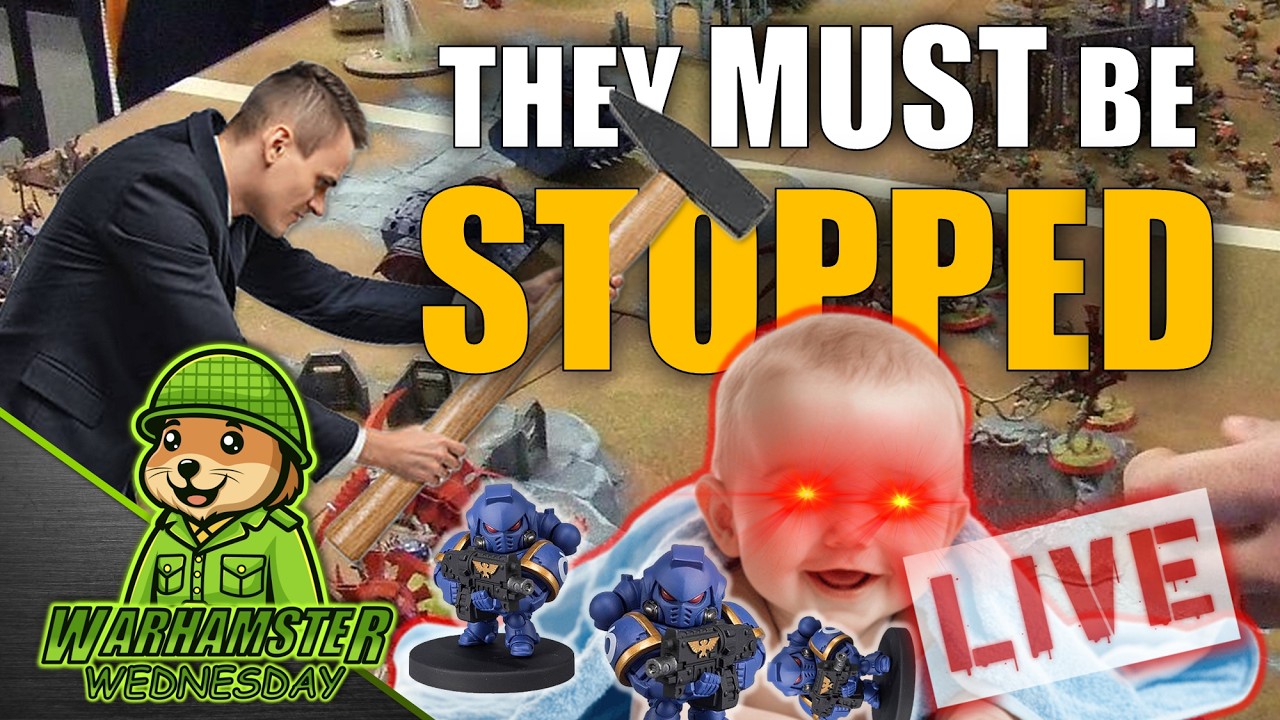 🔴Destroying new 40k players for fun & profit (and wins) | Warhamster Wednesday 40k Live Stream Show