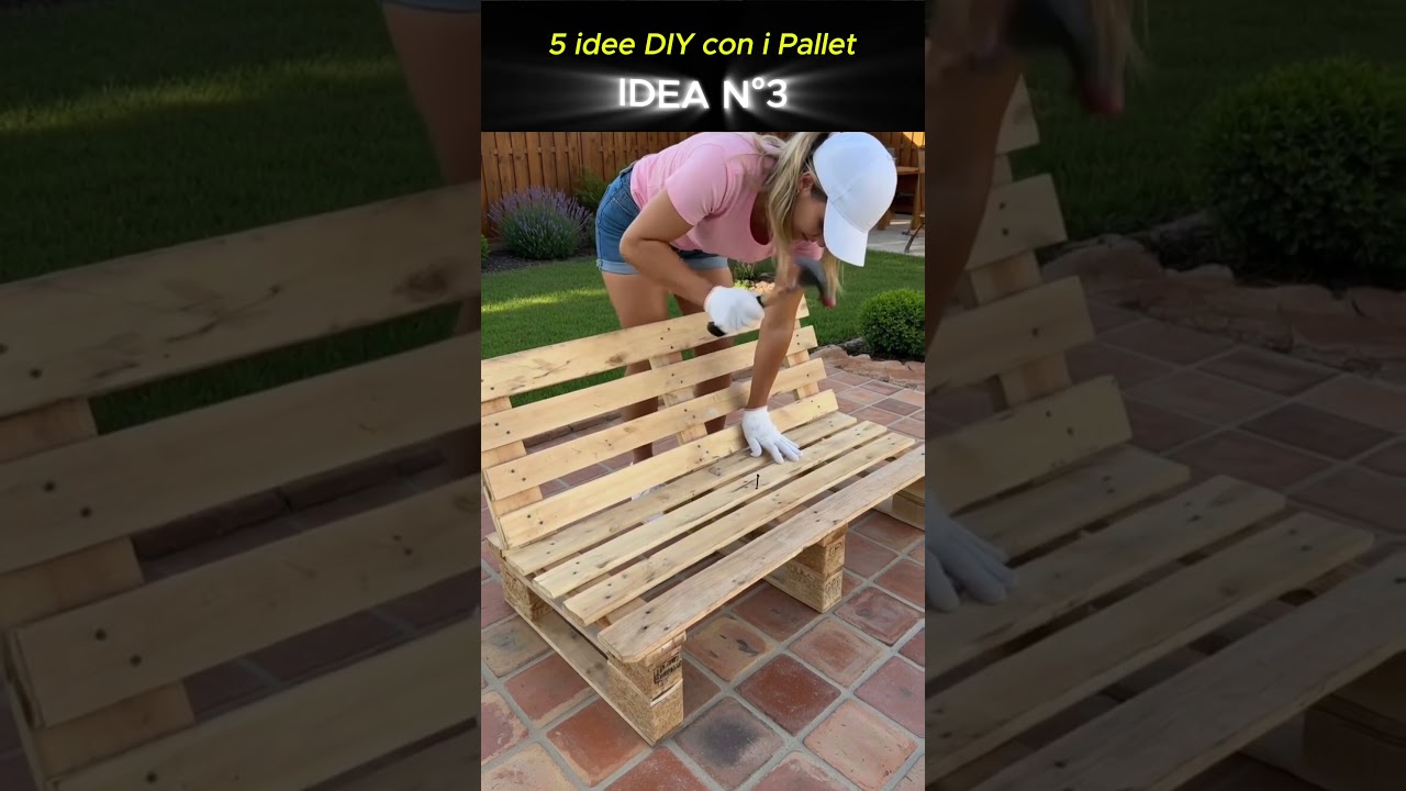 5 idee fai da te con i pallet  #faidate #pallet #diyprojects