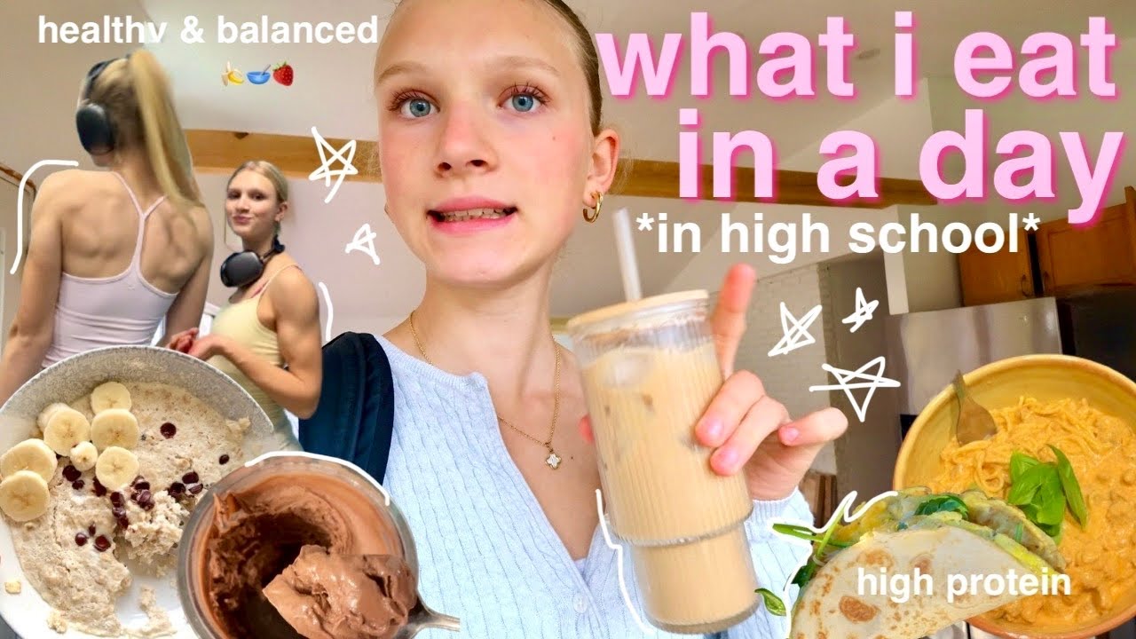 ЧТО Я ЕМ В ДЕНЬ В 15 ЛЕТ 🌟 полезные, богатые белком и простые рецепты