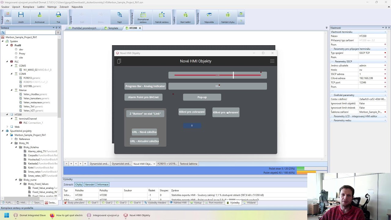 Webinar:  new functions in Domat IDE 2.8, 2.7, 2.6