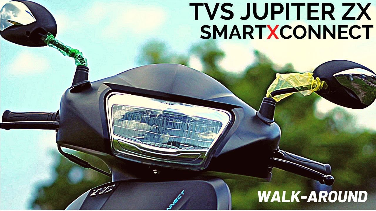 TVS Jupiter ZX SmartXonnect 110cc Walkaround |  Detailed Review | Price | Features | Specifications
