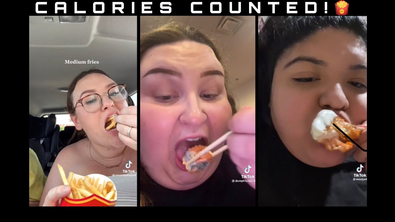 “WHAT I EAT IN A DAY AS A FAT PERSON” COMPILATION (CALORIES COUNTED)! 🍕🍟🍔