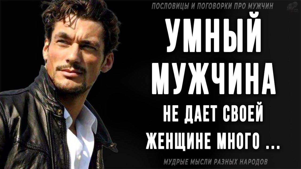 Короткие, но очень мудрые Пословицы и поговорки про мужчин! Мудрые мысли разных народов.