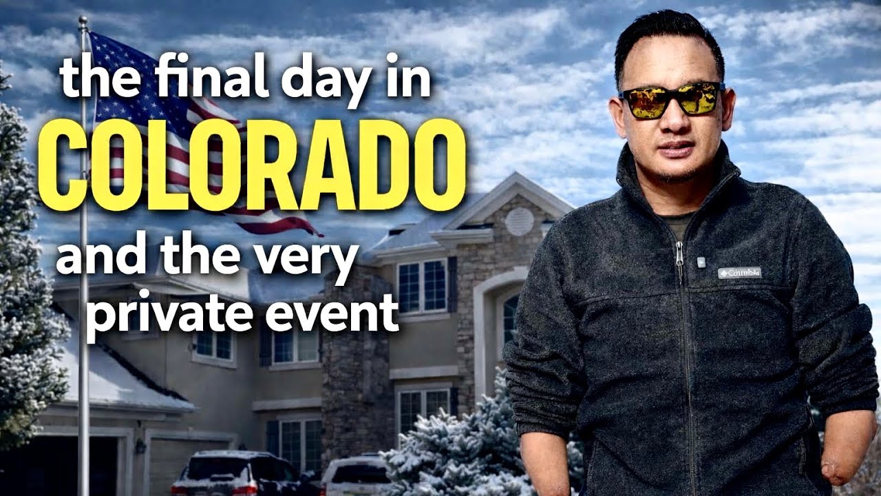 The last day in Colorado with the very Private Event and the most special day with beautiful family.