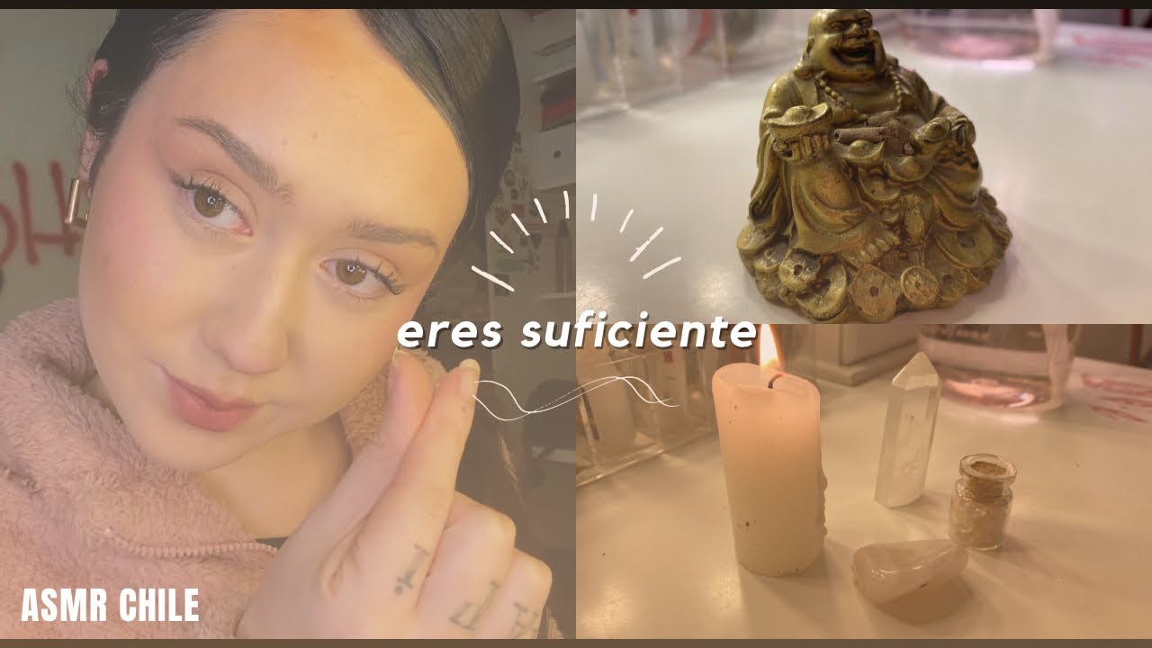 AFIRMACIONES PARA EL AUTOESTIMA Y CONFIANZA // ASMR CHILE (TAPPING EN CRISTALES)