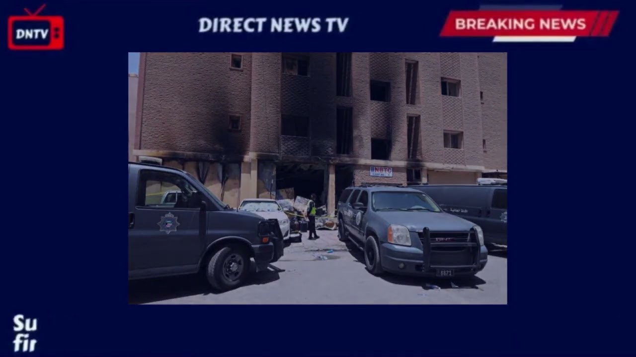 At least 41 dead in fire at building housing workers in Kuwait