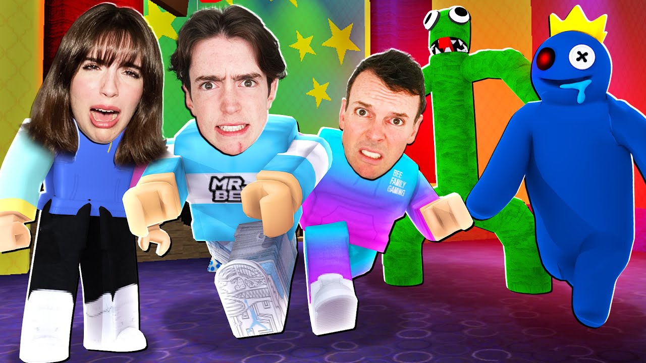 Смешные моменты Rainbow Friends в Roblox