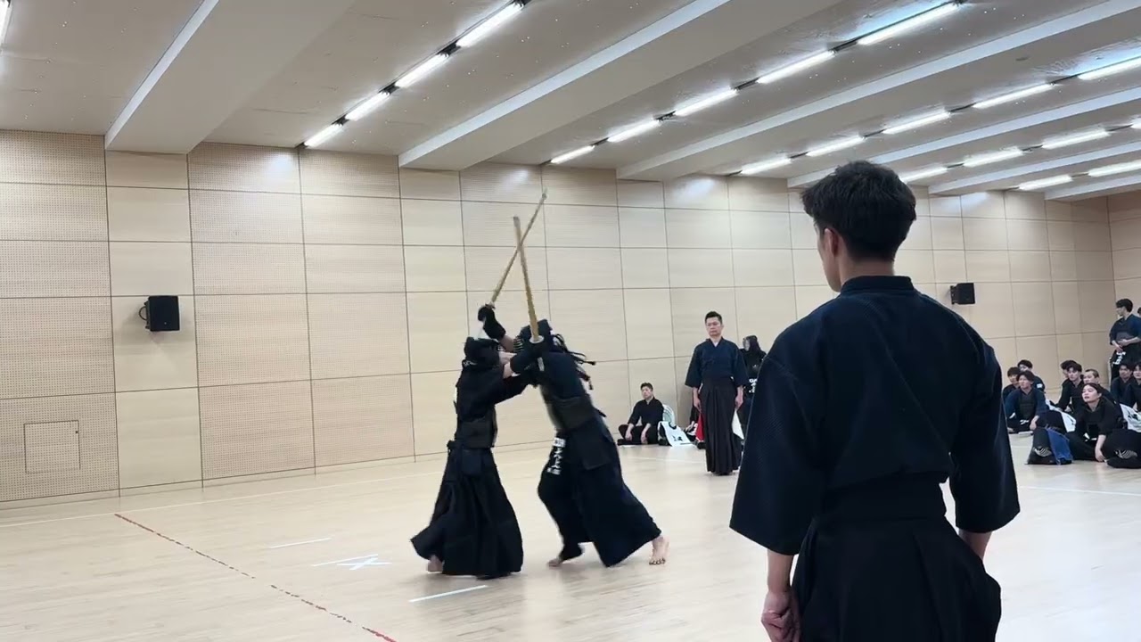 関西学剣連台灣團體戰20將 張絡晴（白）VS  大上夏子（紅）