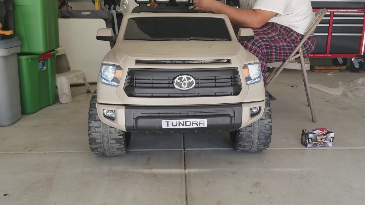 Custom remote controlled mini tundra RC dynacraft