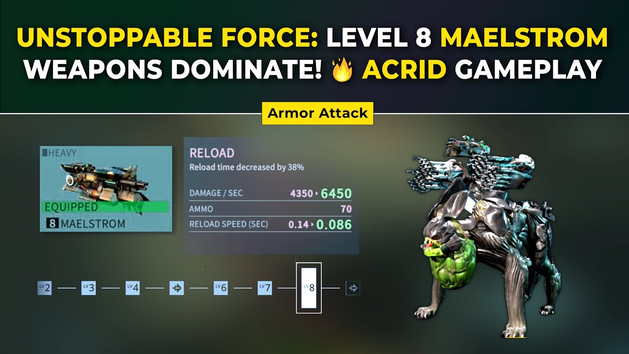 Unstoppable Force 🔥: Level 8 Maelstrom Weapons Dominate! | ACRID Gameplay | Epic Destruction